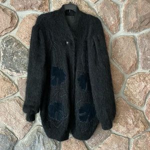 🦋SALE PENDING🦋Vintage 1980s mohair wool cardigan sweater